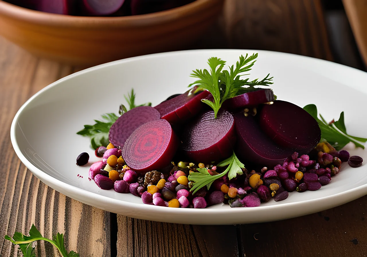 Beet and Lentil Salad