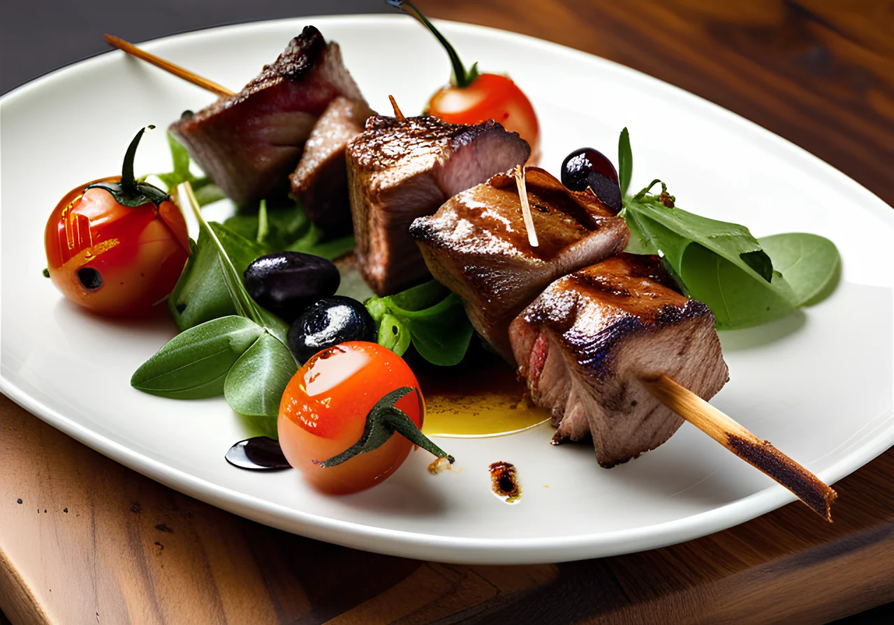 Grilled Lamb Skewers