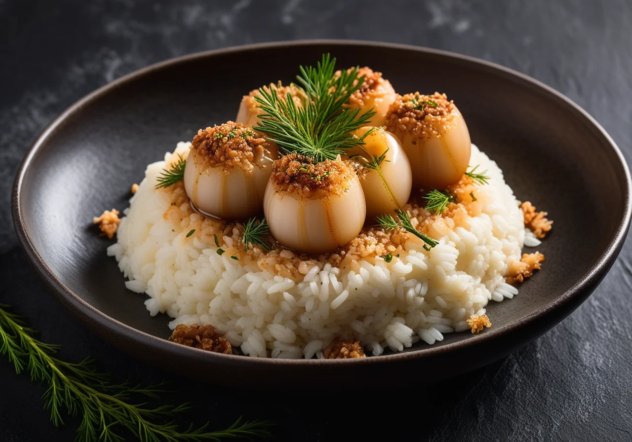 Stuffed Squid with Rice