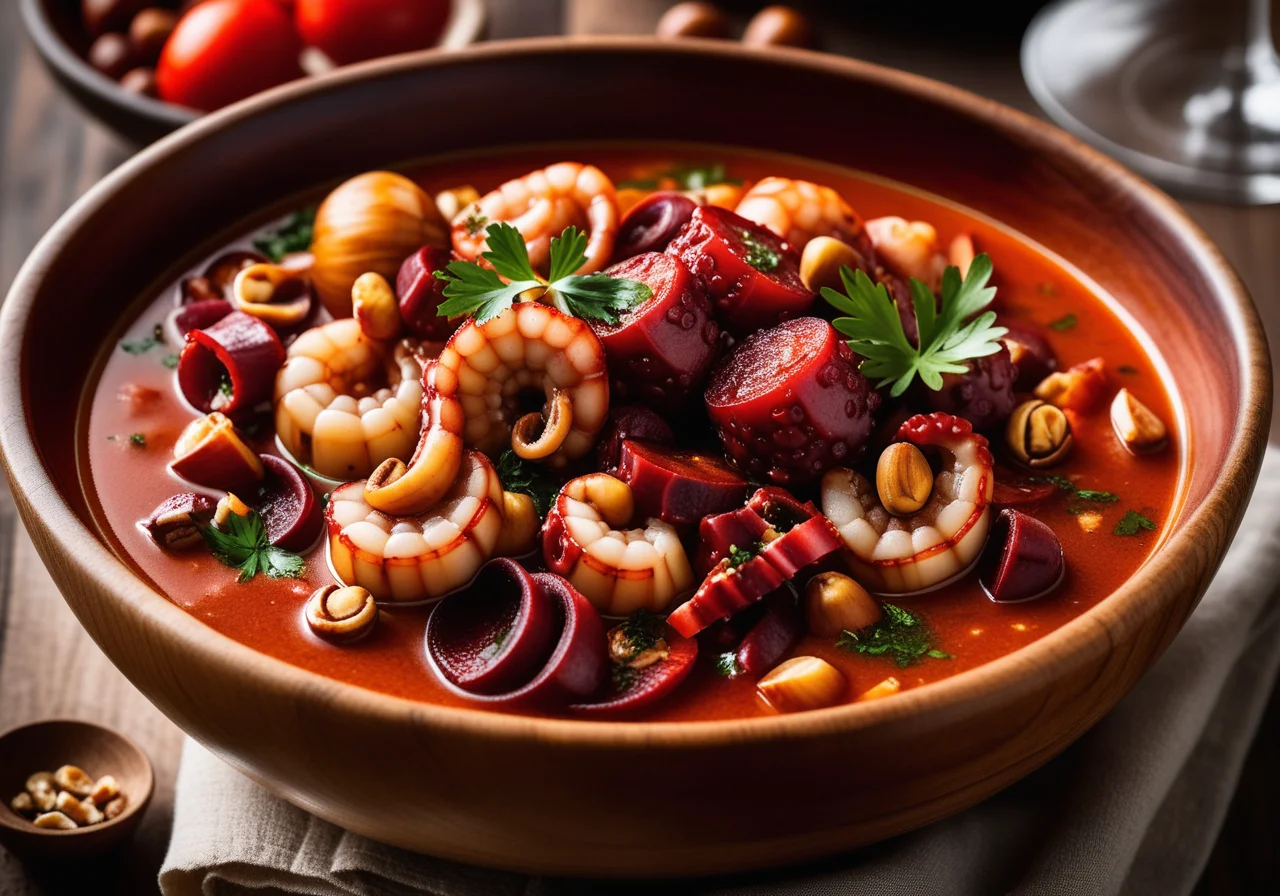 Octopus with Chestnuts