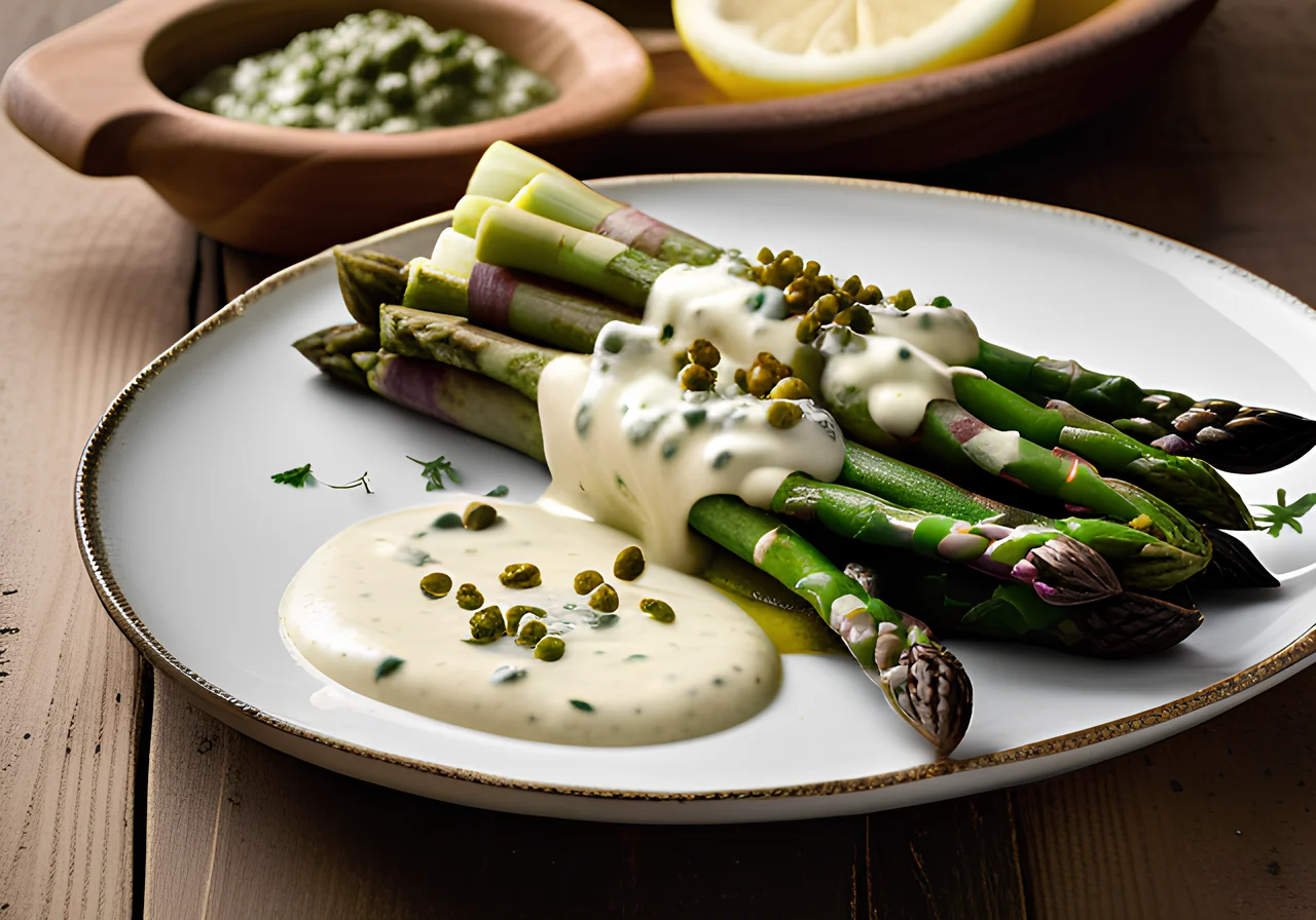 Asparagus with Tartare Sauce