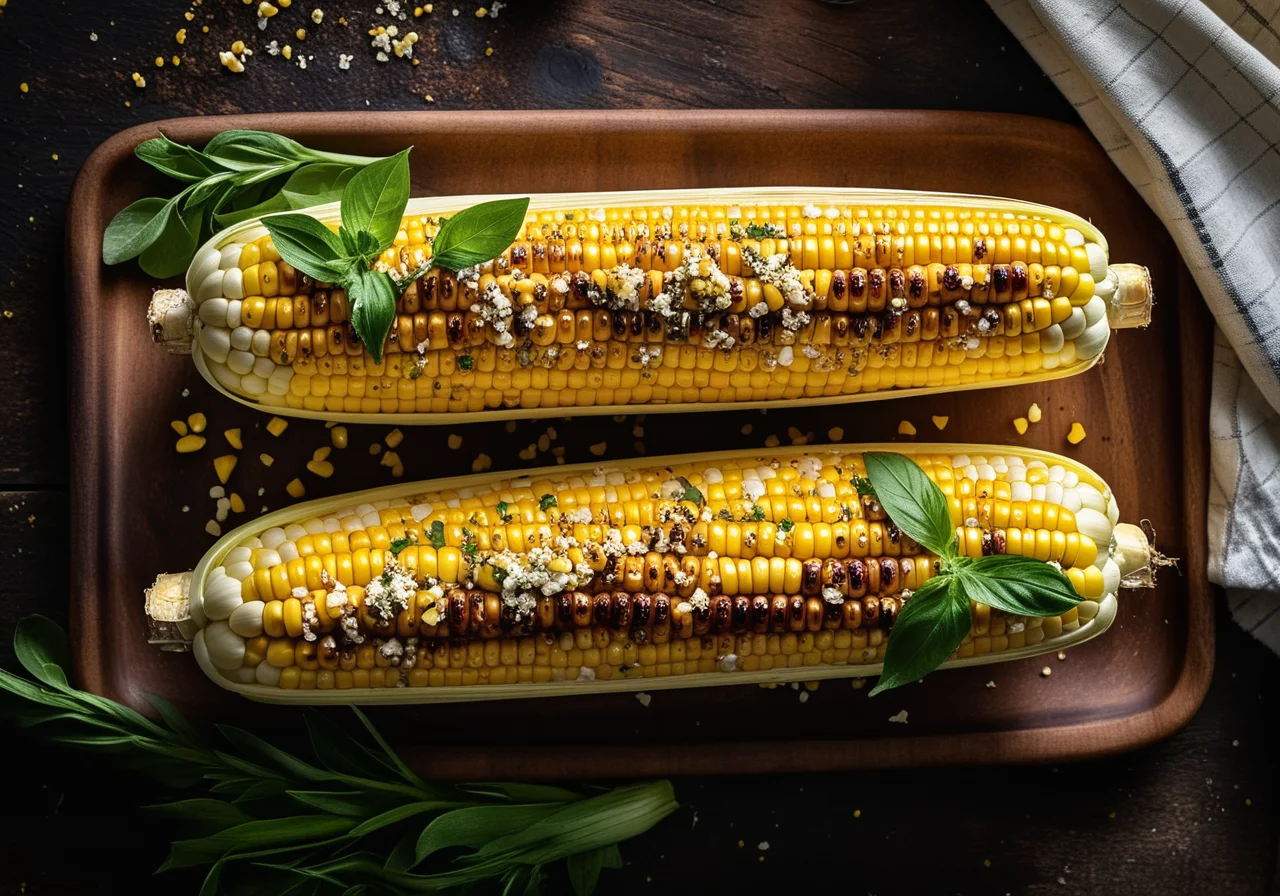 Corn on the Cob with Flavored Butter