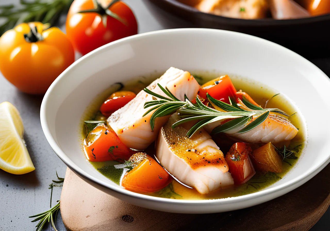 Fish Stew with Tomatoes and Potatoes