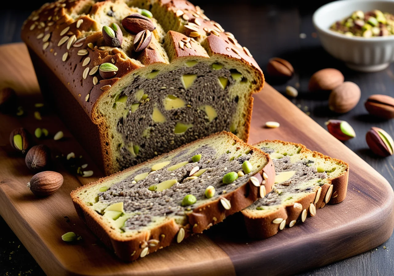 Easter Poppy Seed & Nut Bread