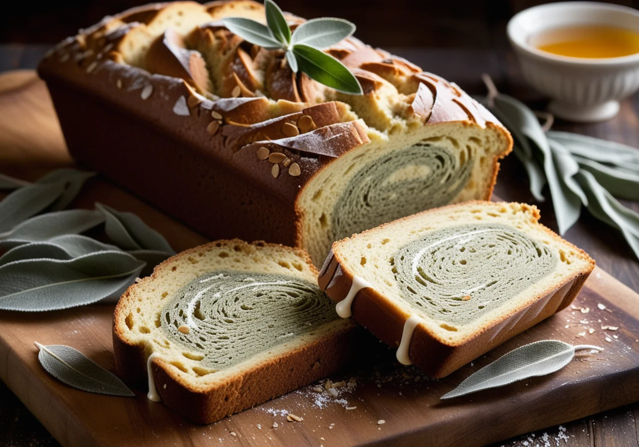 Almond Cake with Sage