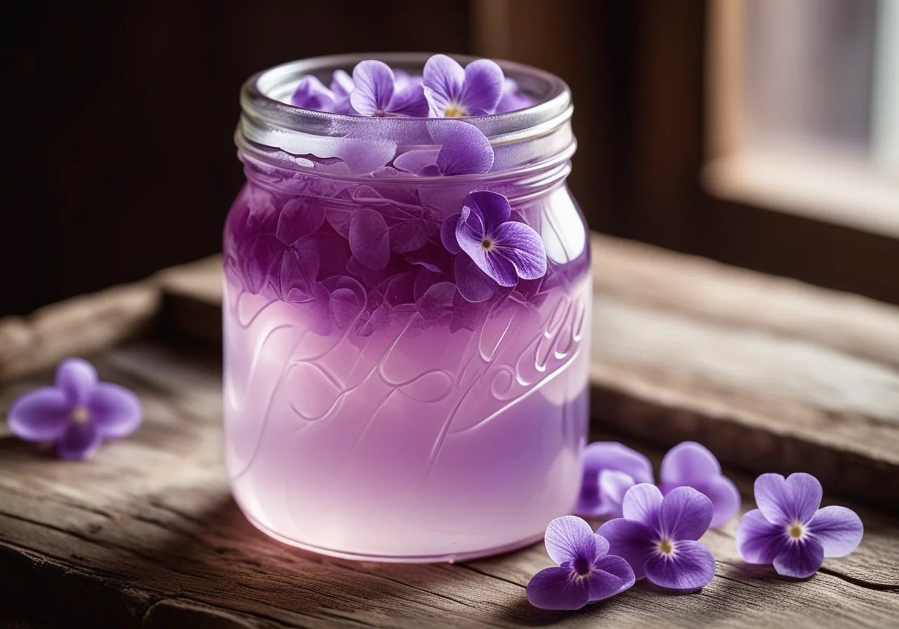 Jelly with Violets