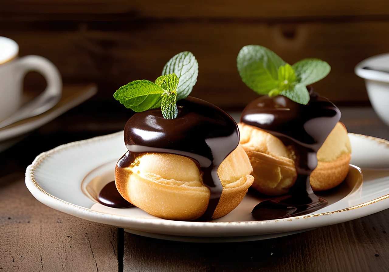 Chocolate Profiteroles