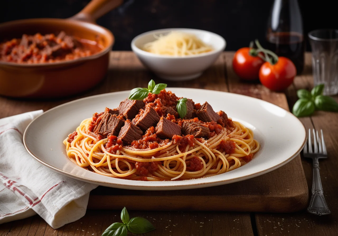 Spaghetti with Meat Sauce