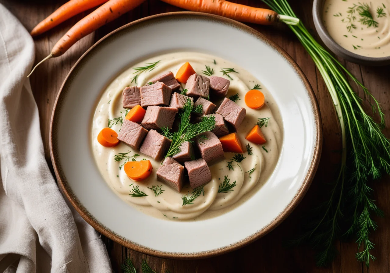 Swedish-Style Veal Ragout with Dill