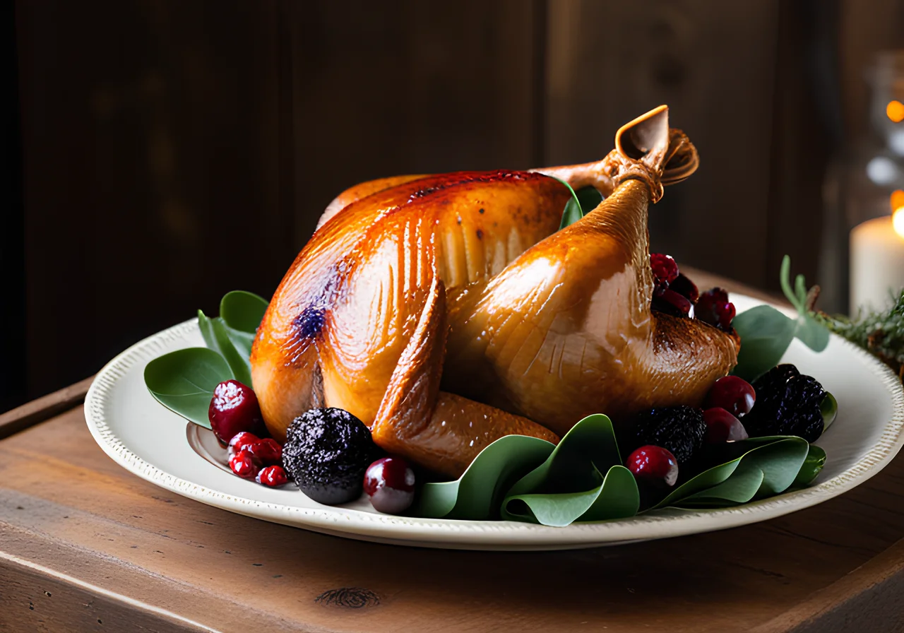 Stuffed Turkey for Christmas