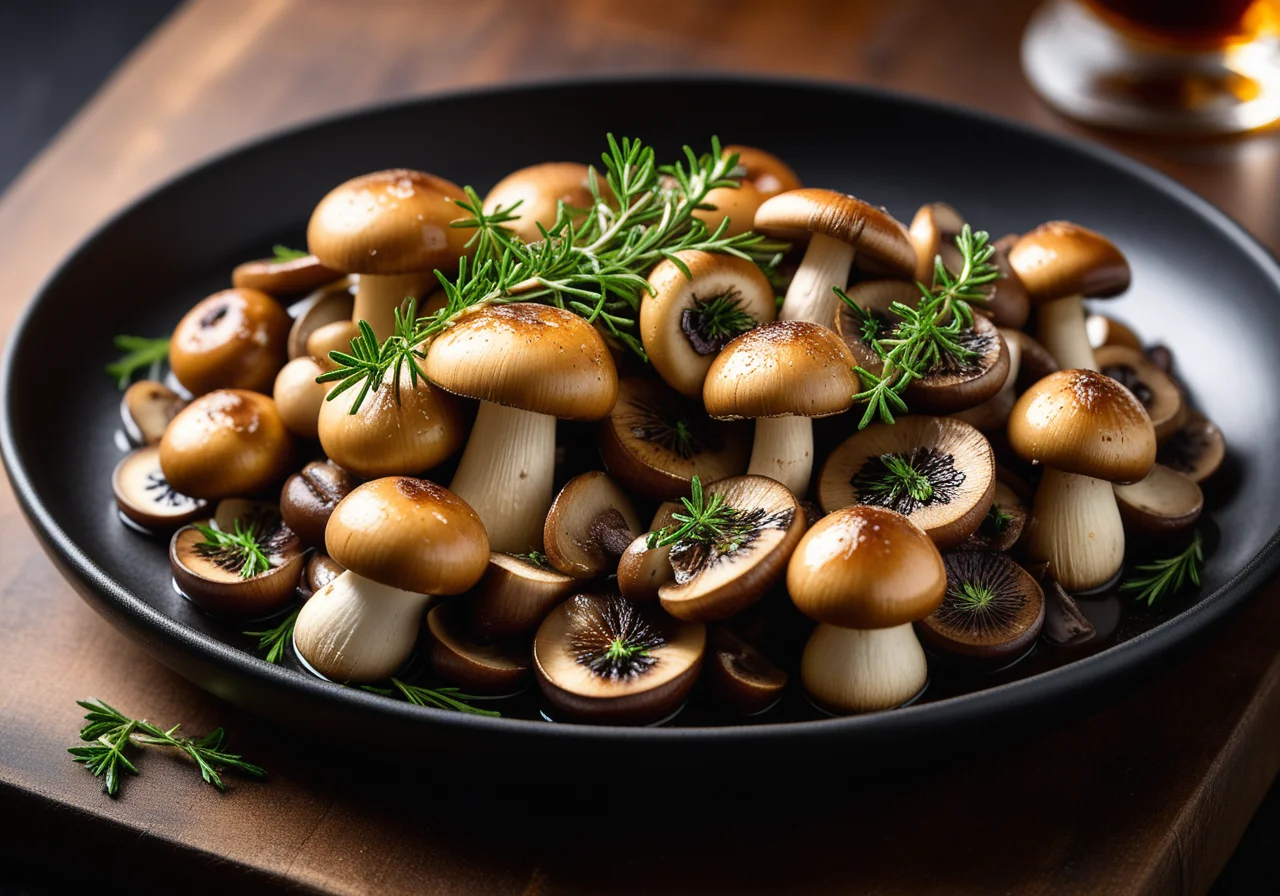 Champignons in Sherry