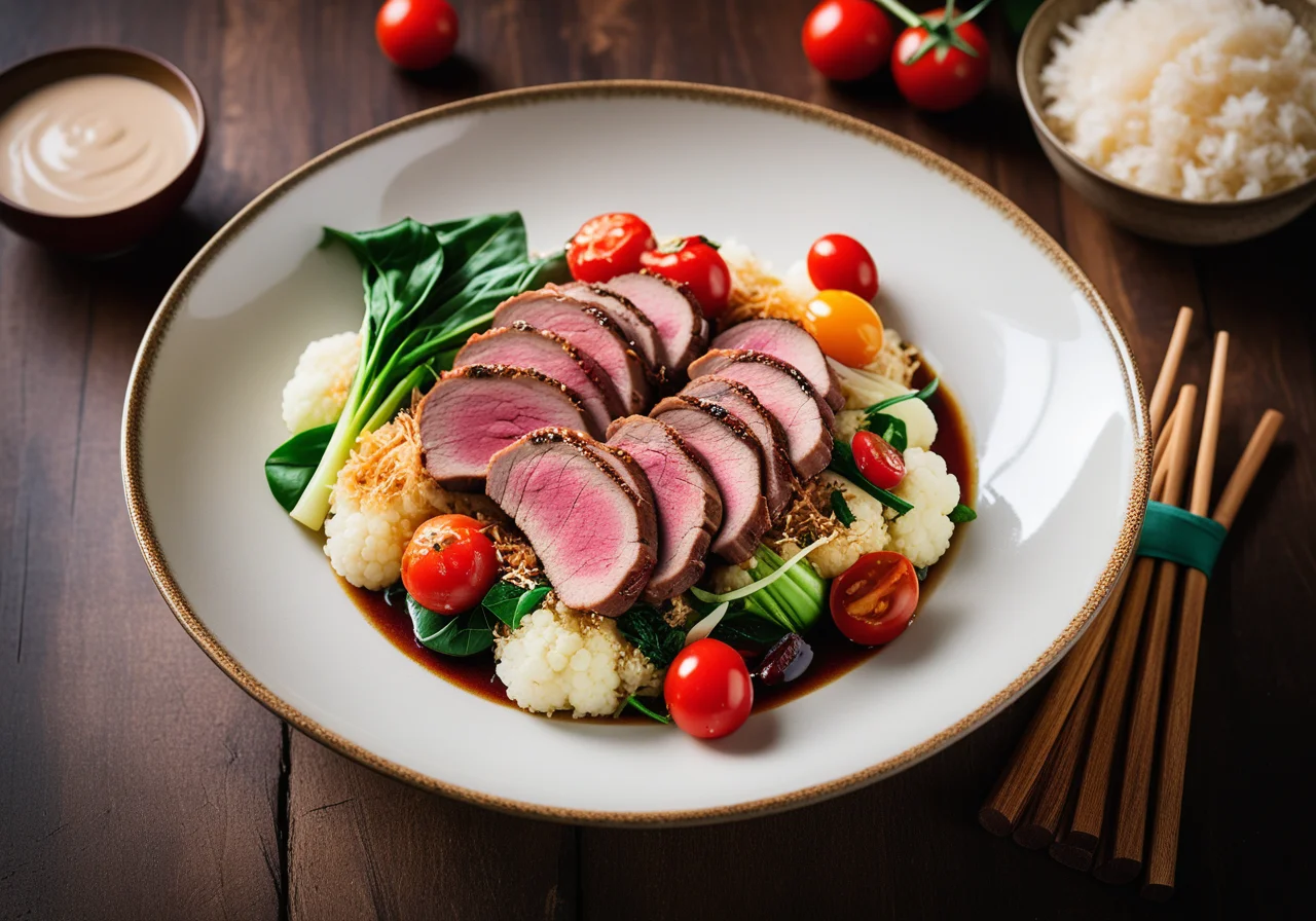 Wok Duck with Vegetable Curry