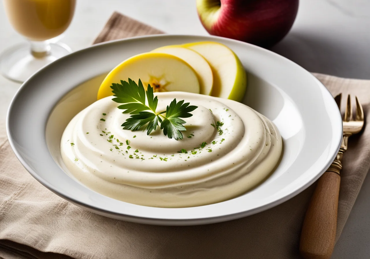Creamy Horseradish Sauce with Apple