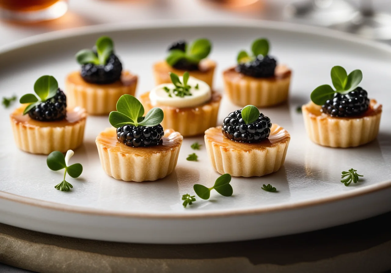 Jakobsmuschel Caviar Bites