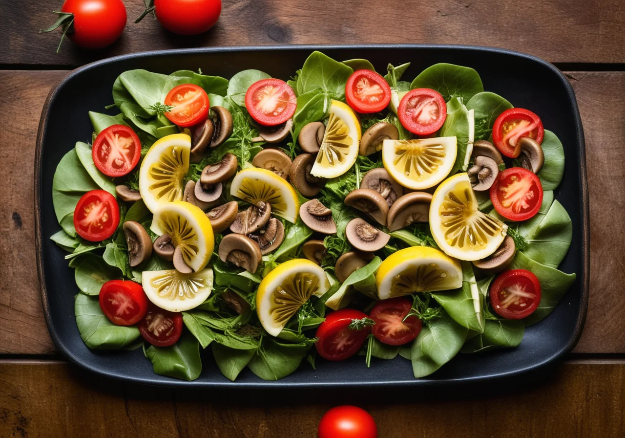 Champignon-Artischocken-Salat