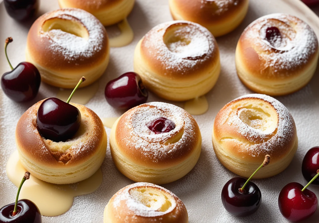 Quark Rolls with Cherries