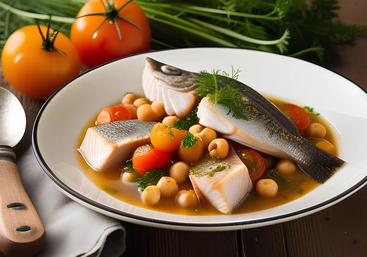 Fish Chickpea Stew