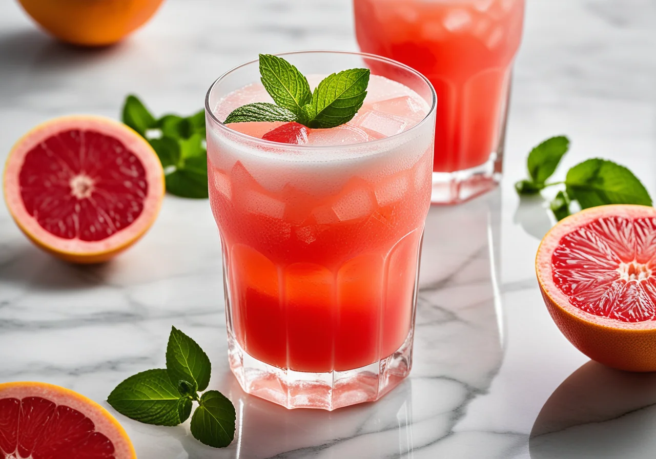 Cold Grapefruit Drink