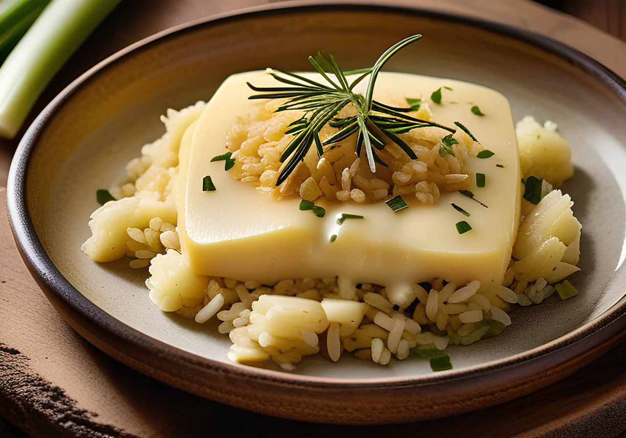 Savory Rice Bake with Turkey and Celery