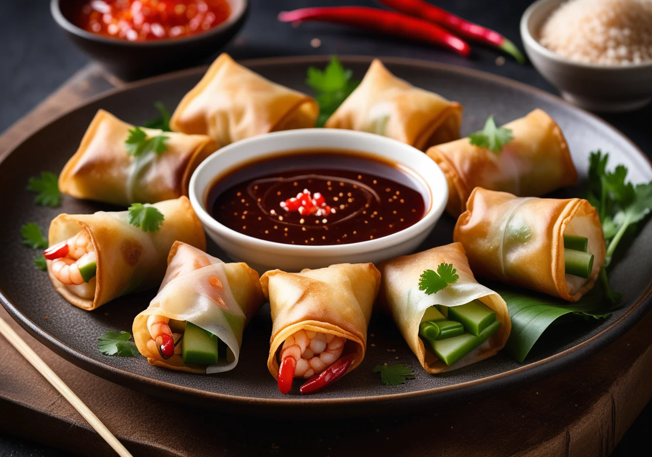Spring Rolls with Shrimp