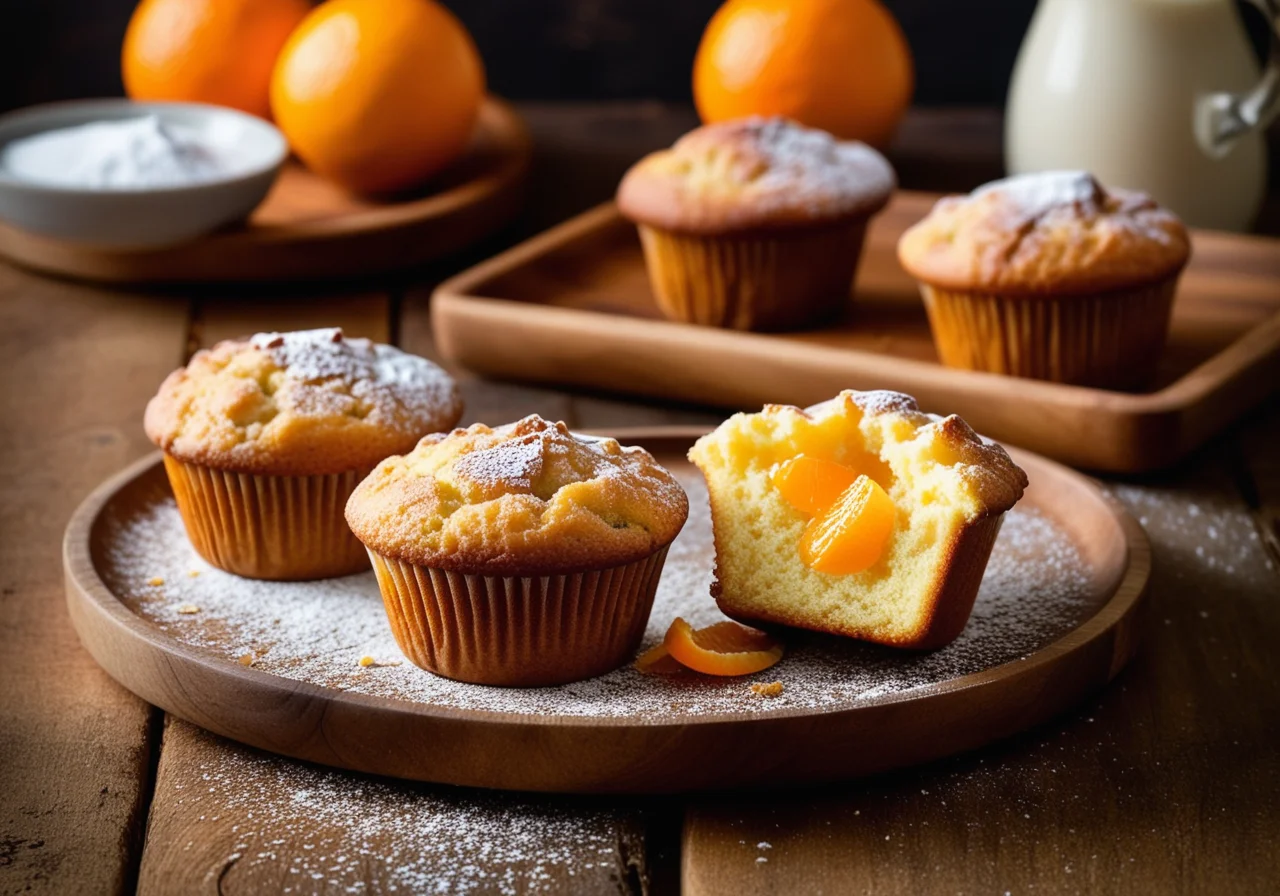 Orange muffins