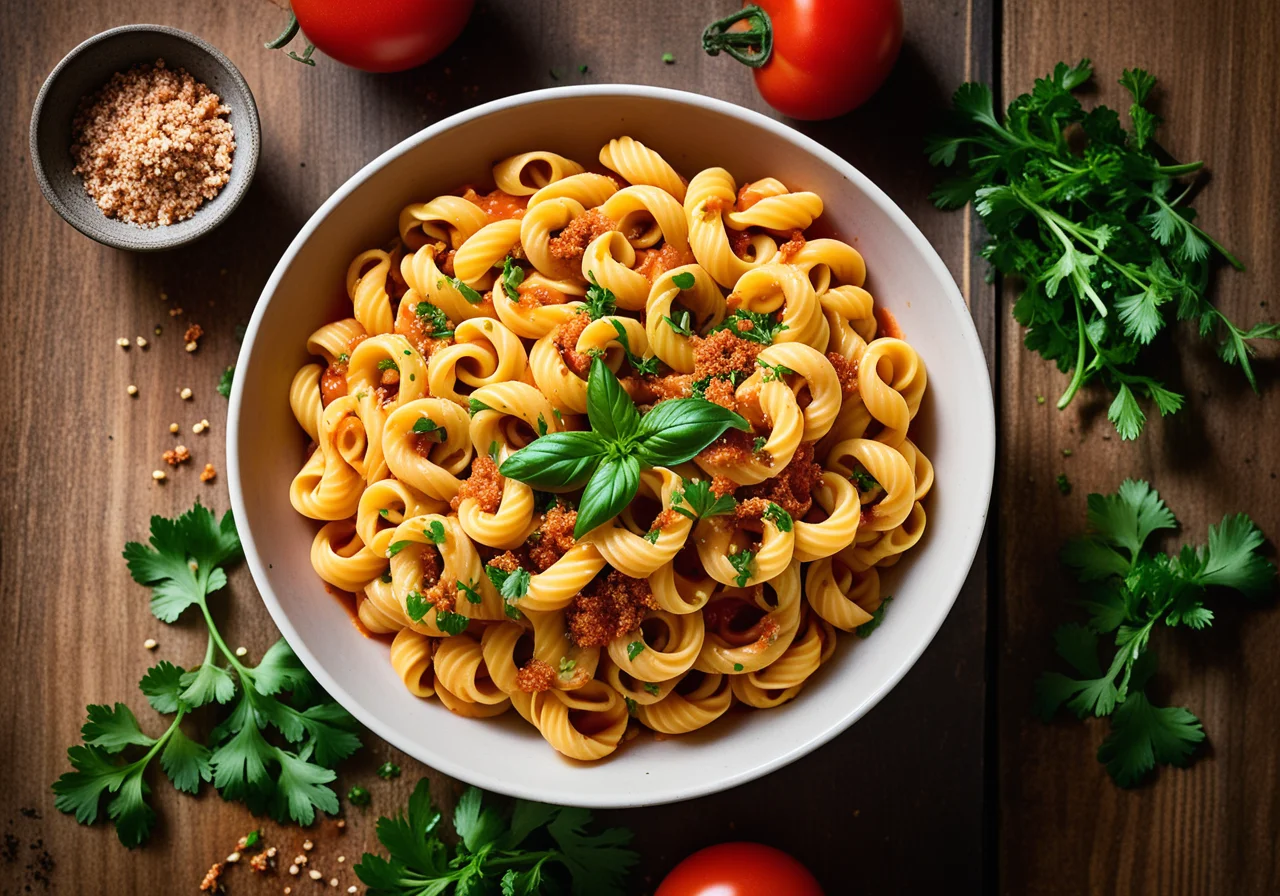 Conchiglie with Vegetable Sauce