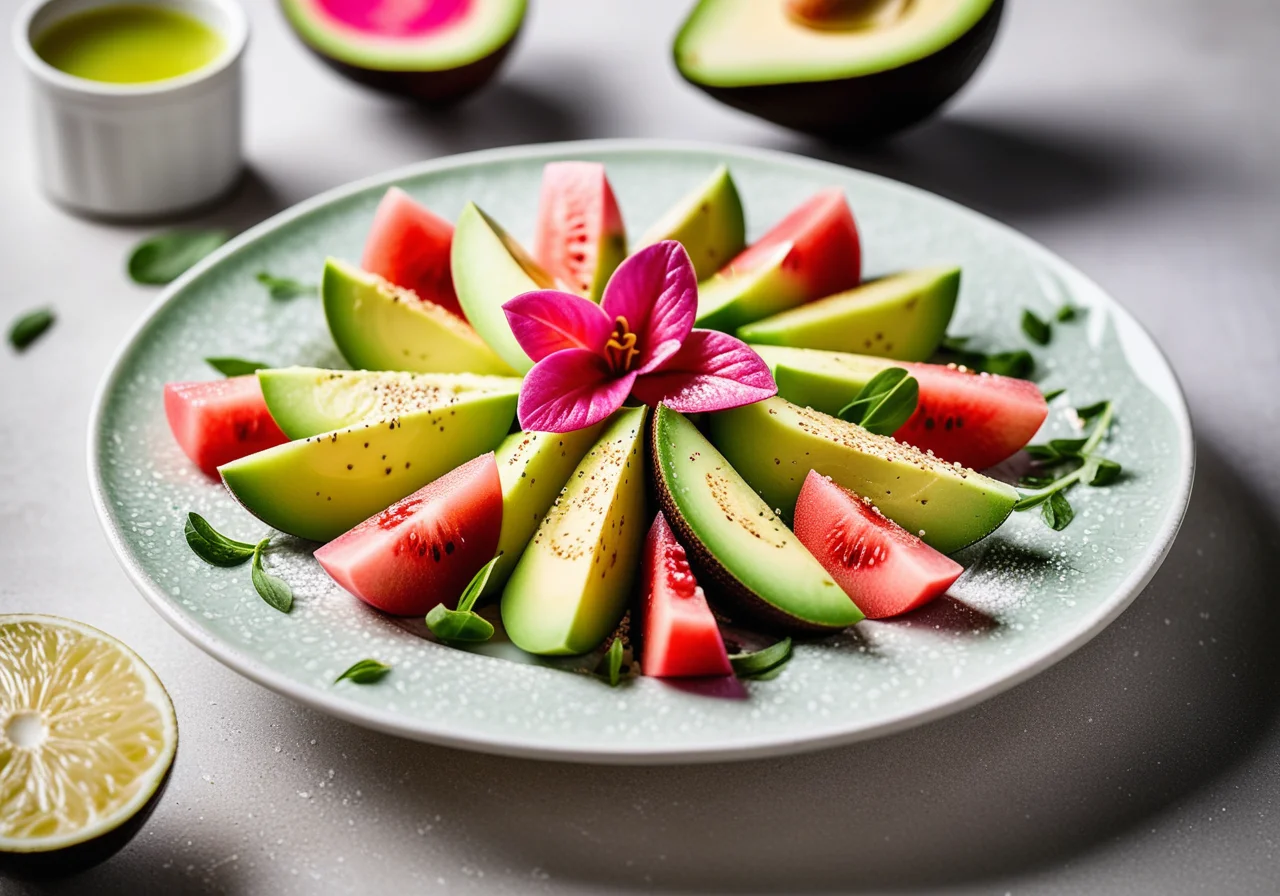 Avocado Melon Salad