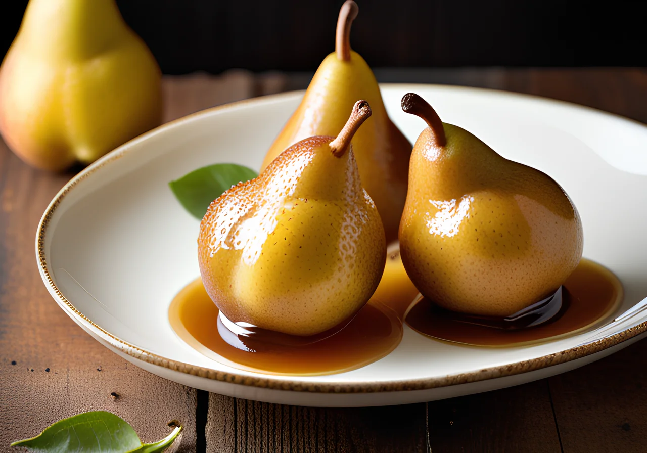 Oven-Baked Pears