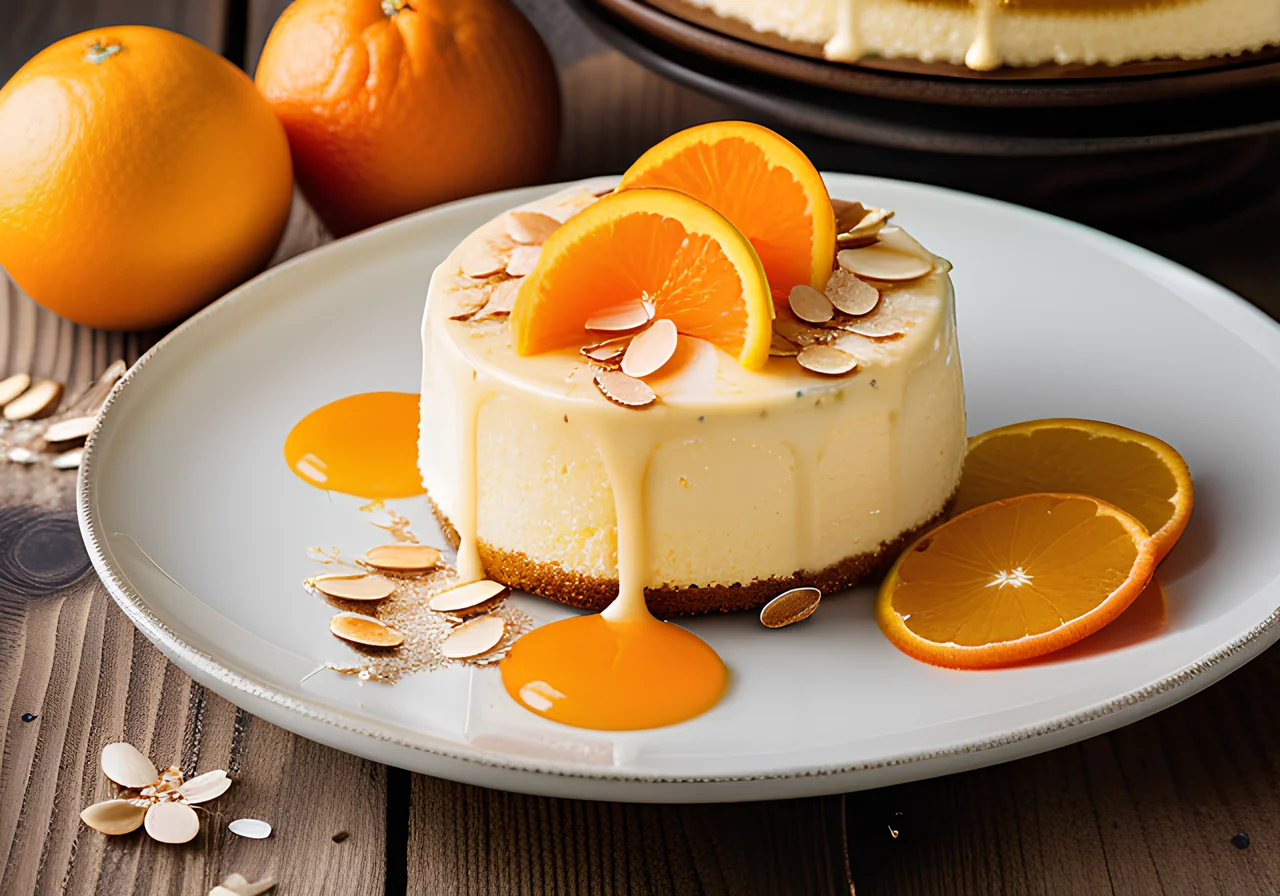 Orange Cream Cheese Cake