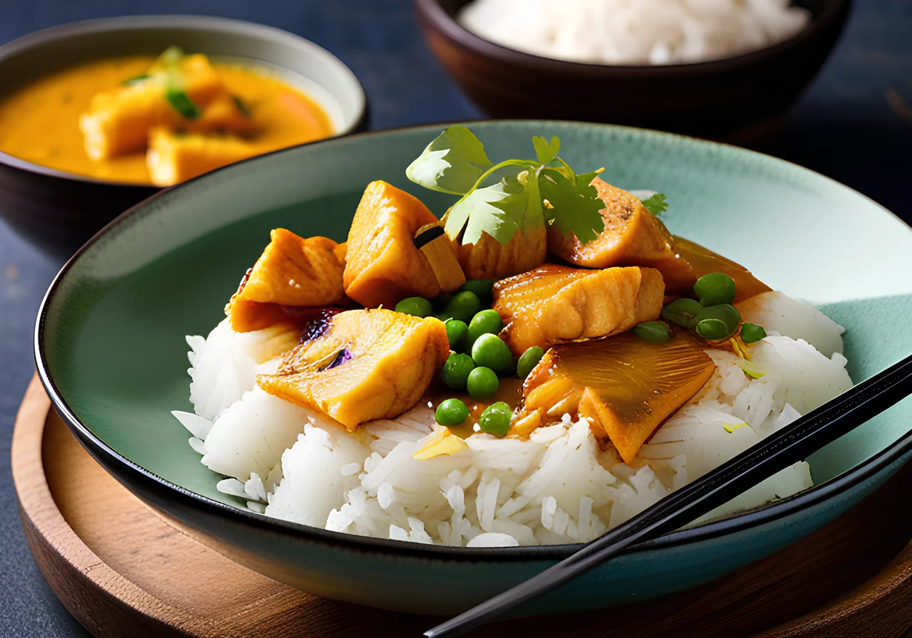 Fish Curry with Coconut Milk