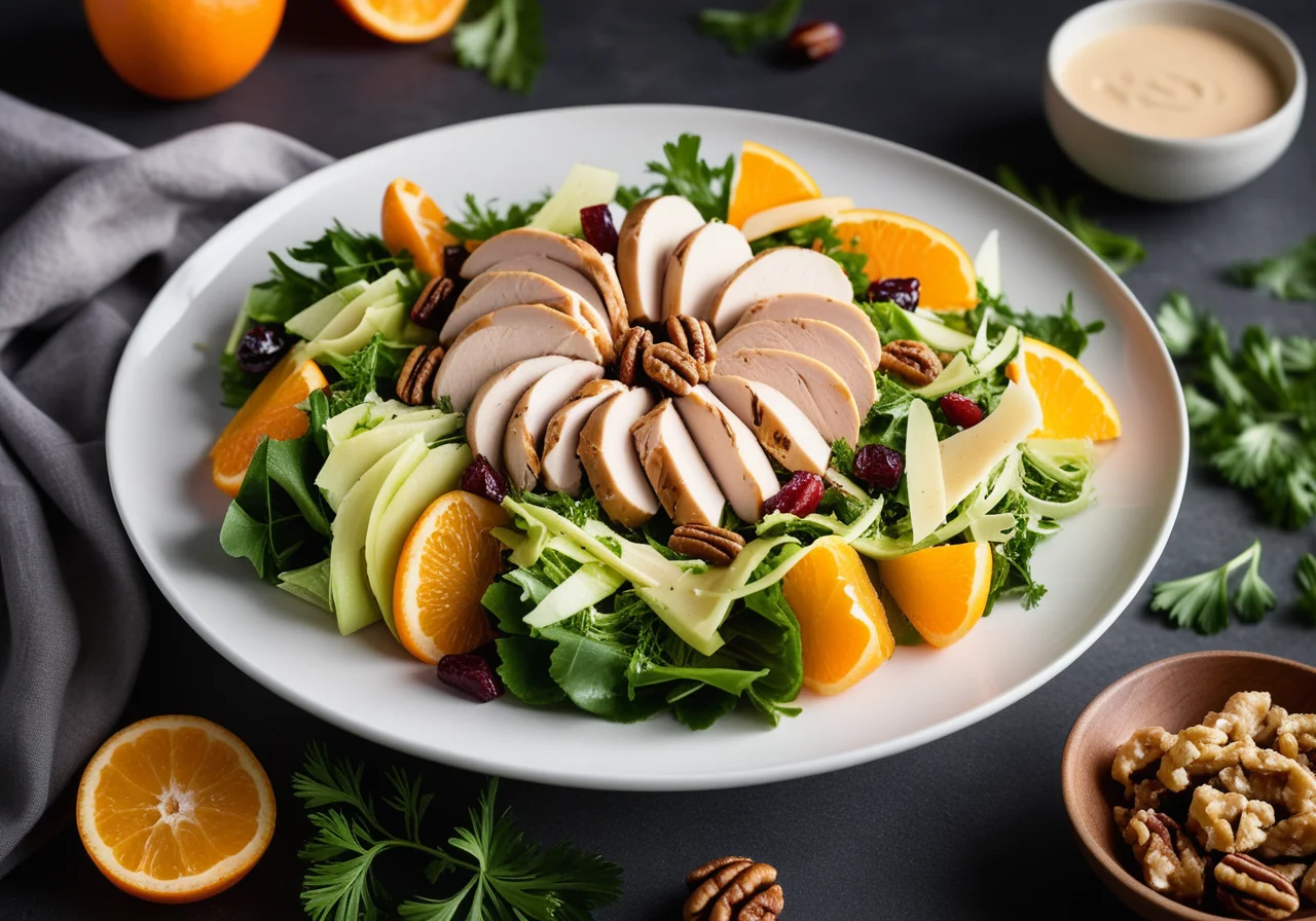 Farmers Salad with Chicken Breast and Sultanas