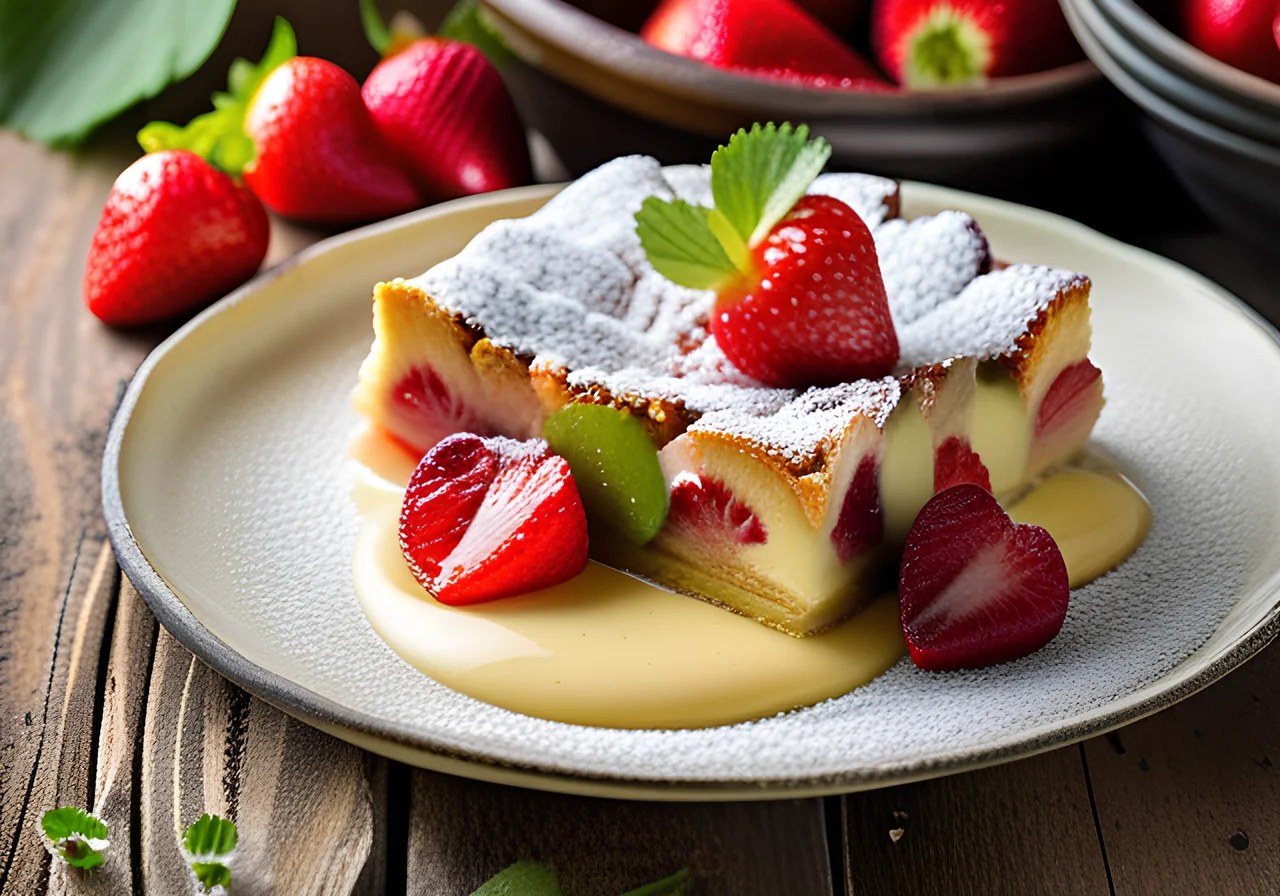 Rhubarb-Strawberry Casserole