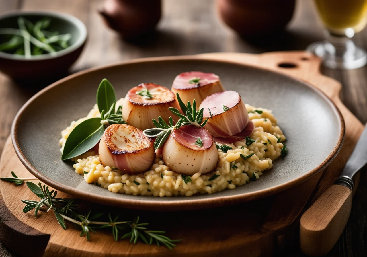 Risotto with Scallops