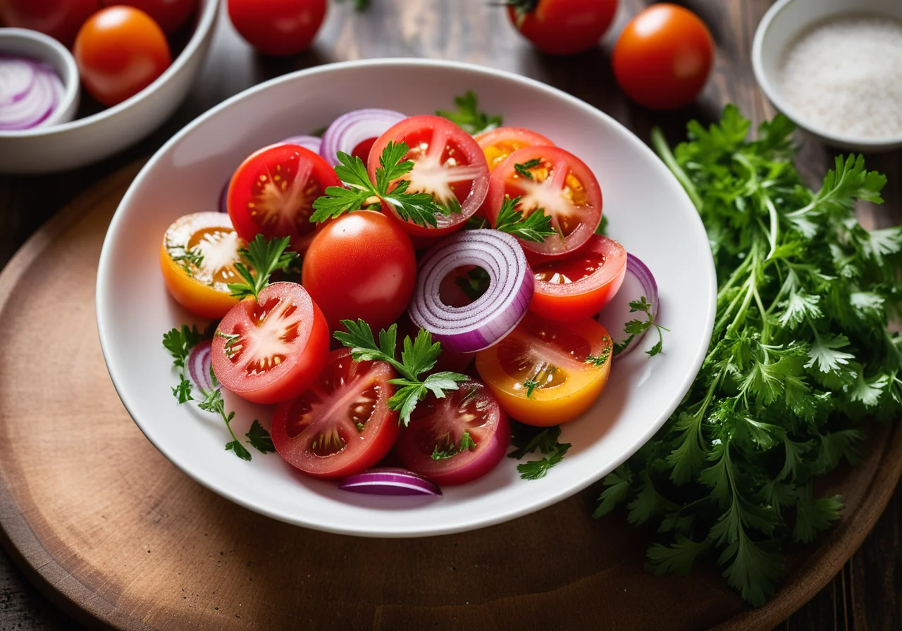 Tomato Salad with Parsley