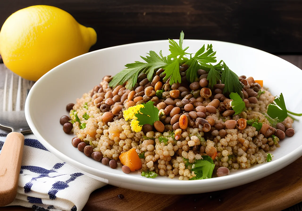 Couscous Lentil Salad