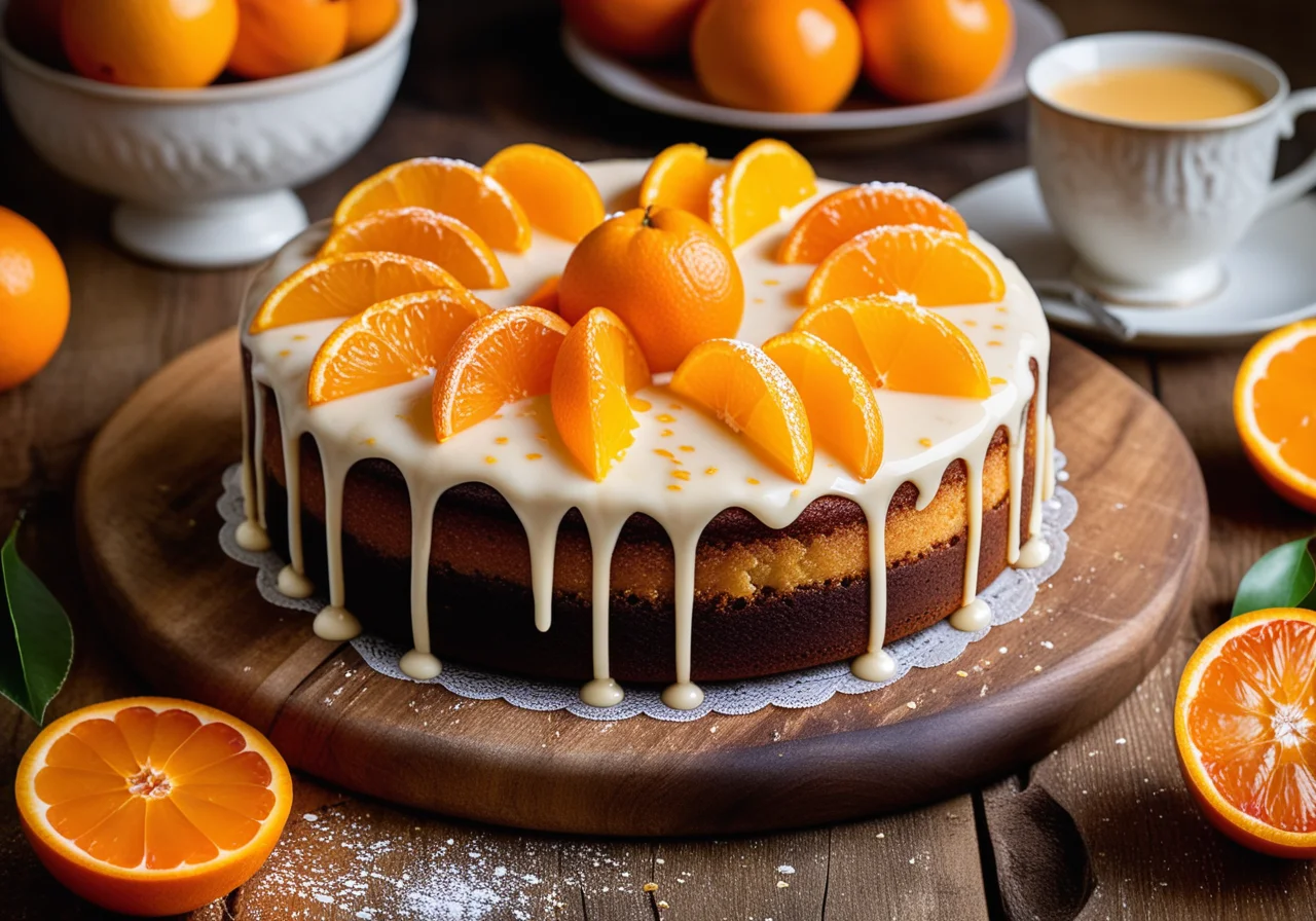 Yogurt Tangerine Cake