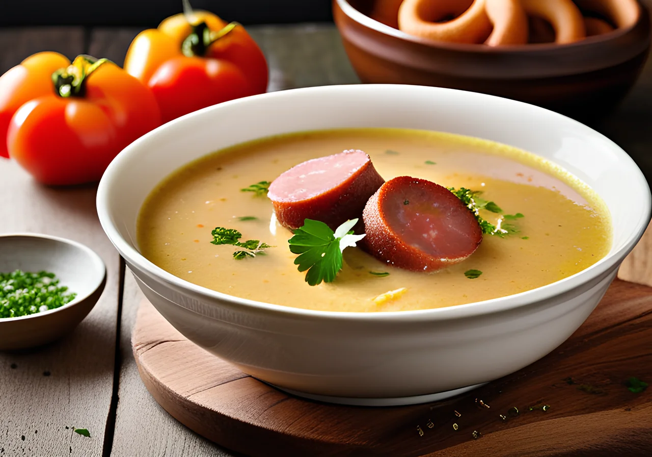 Spicy Mustard Potato Soup