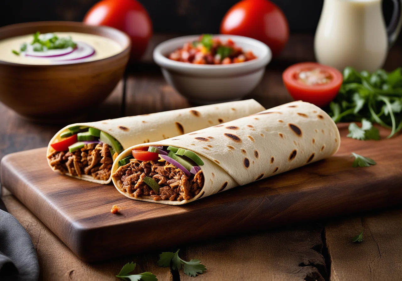 Turkey Chili Wraps
