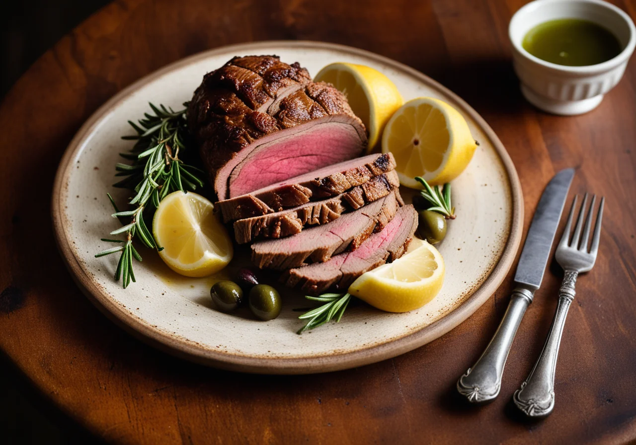 Lamb Leg Provençal Style