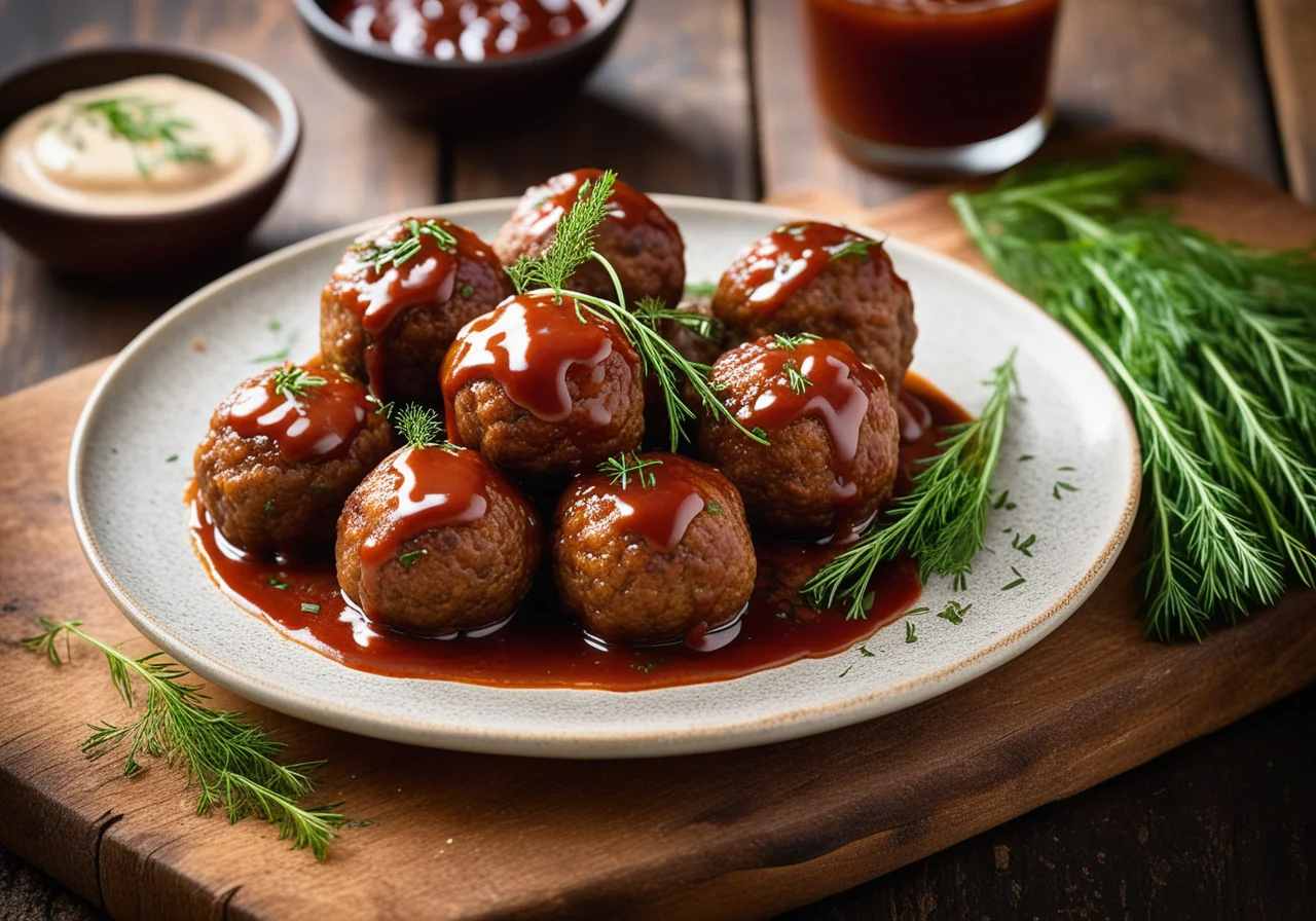 Meatballs with Sweet-Spicy Sauce