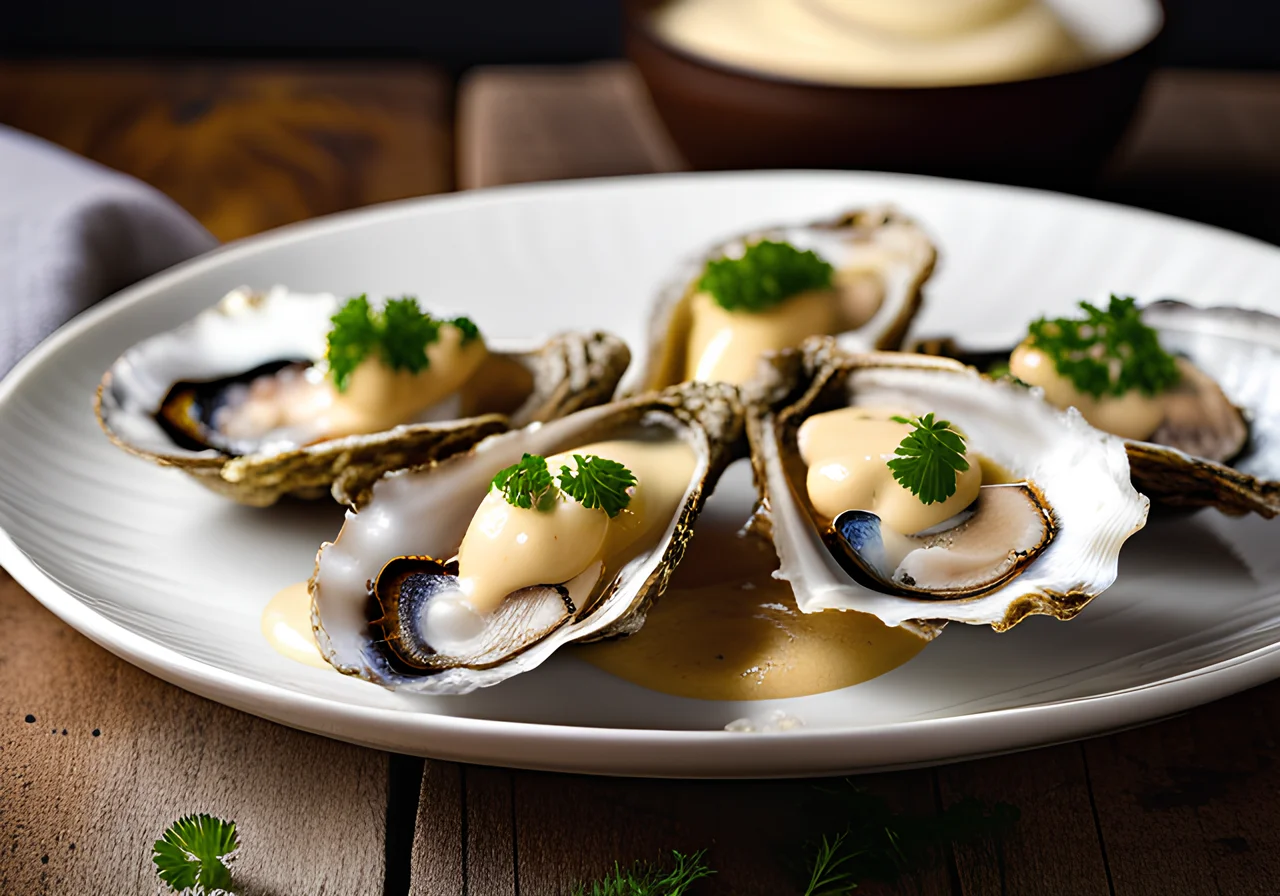 Baked Oysters with Cheese