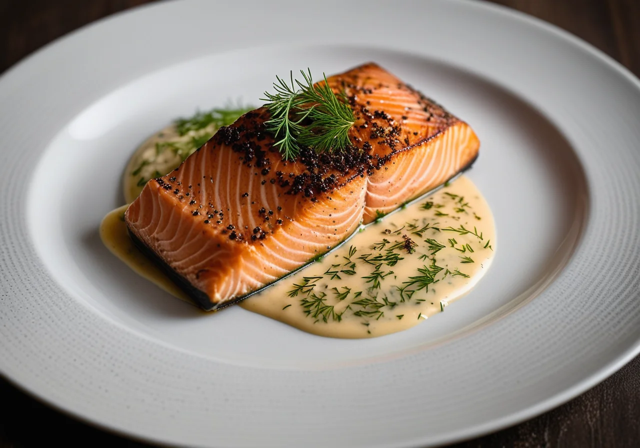 Graved Salmon with Sauces