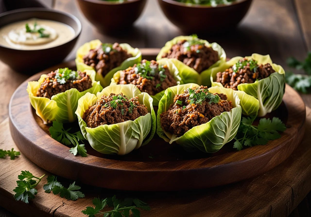 Stuffed Cabbage with Ground Meat
