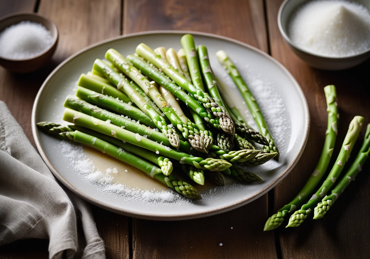 Asparagus and Sugar Snap Peas with Butter