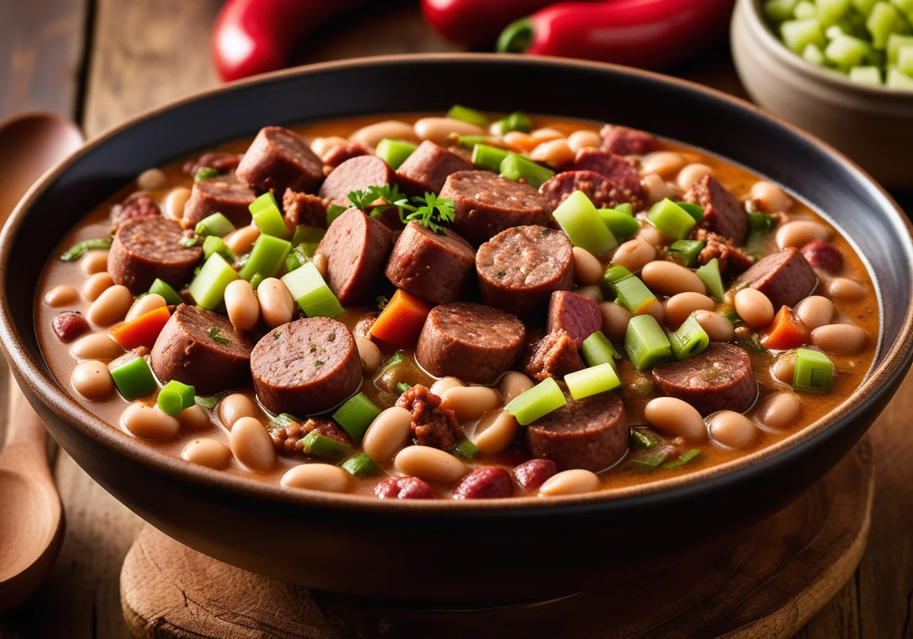 Bean Stew with Cabanossi