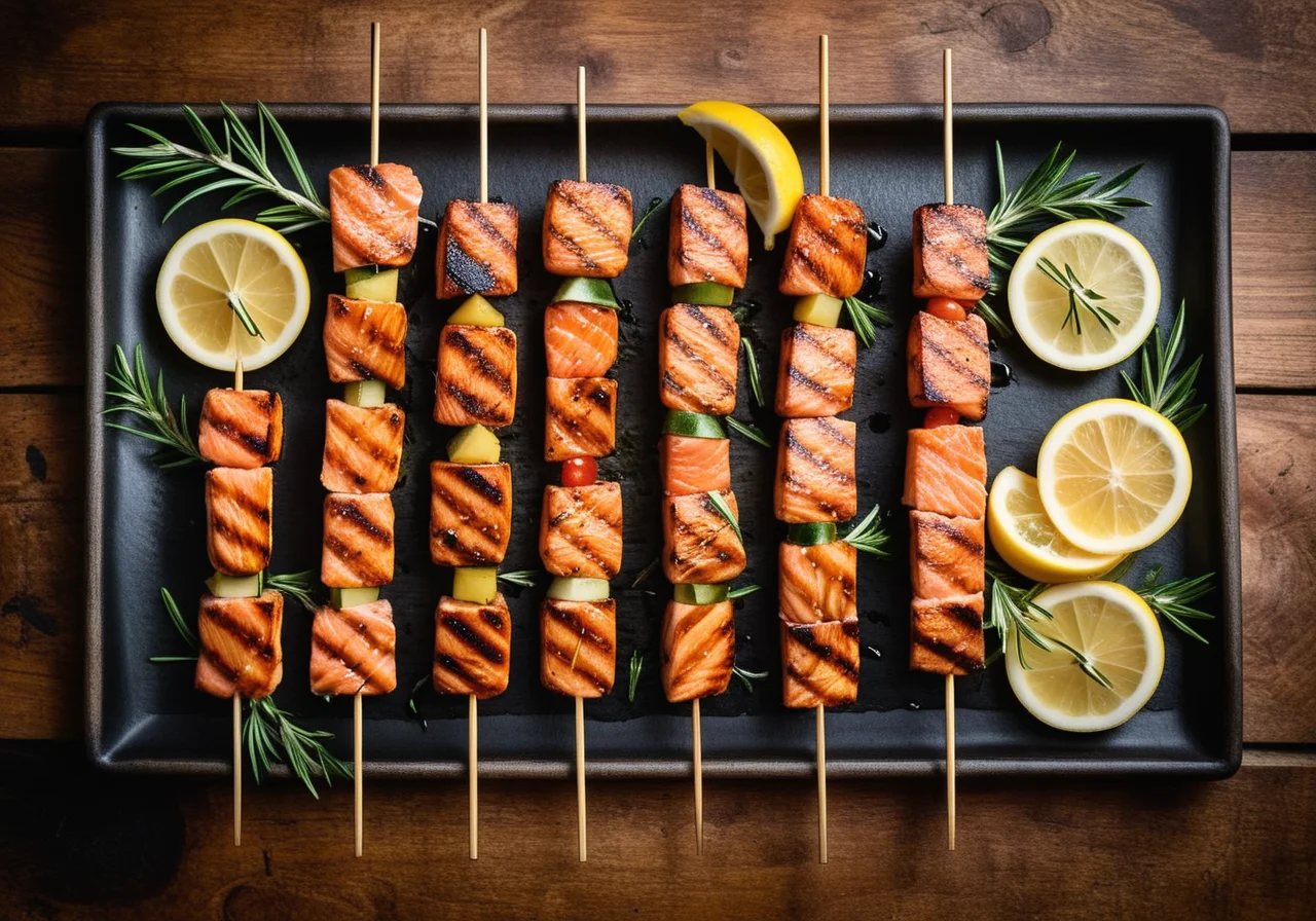 Salmon Skewers