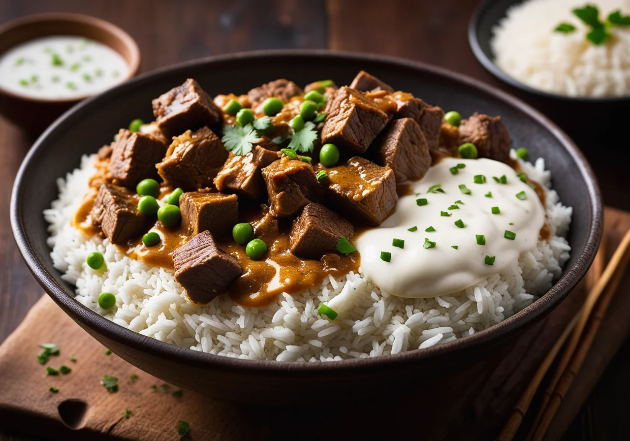 Lamb Curry with Rice