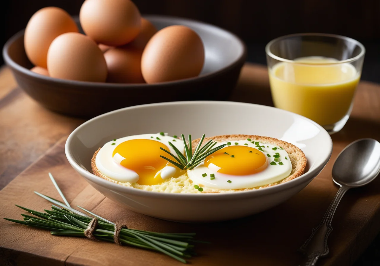 Oven‑Baked French Eggs (Oeuf Cocotte)