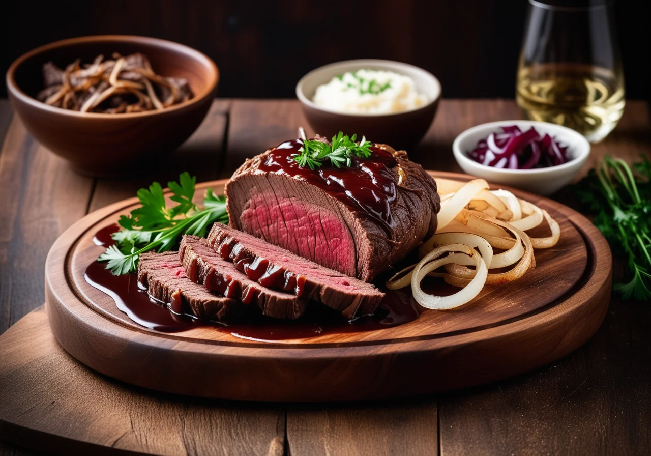 Beef Roast with Onions