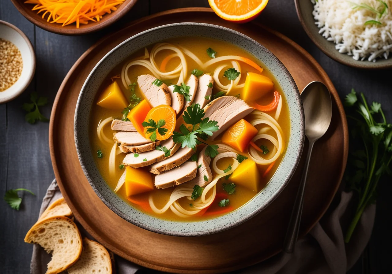 Indian Vegetable Chicken Soup